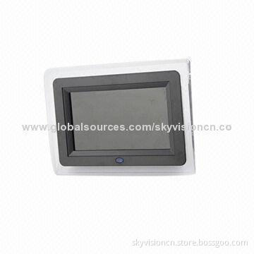 7-inch Digital Photo Frame with Lighter, Various Color Change